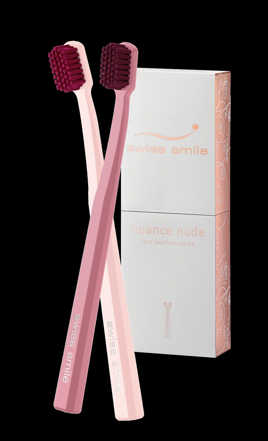 Nuance nude periuta de dinti roz