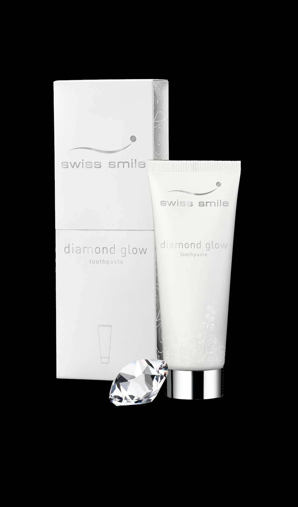 Diamond Glow pasta de dinti cu pulbere de diamant fara fluor 2 Diamond Glow pasta de dinti cu pulbere de diamant fara fluor - Image 2