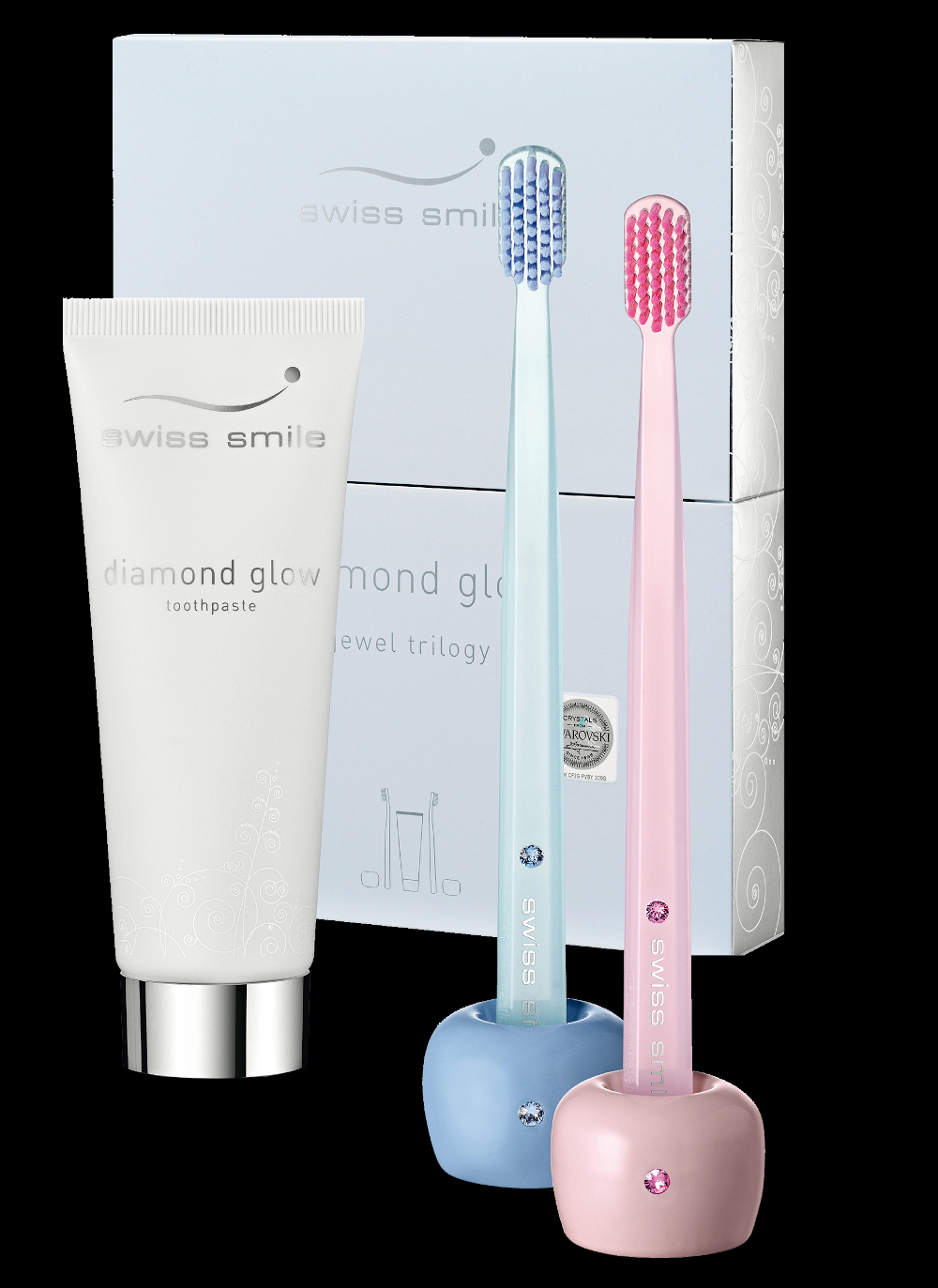 strălucire de diamant cu o trilogie de bijuterii